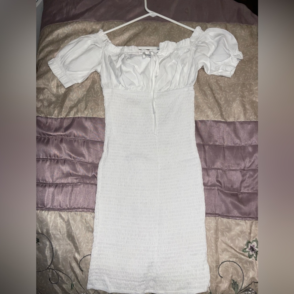 Frilly Off Shoulder Dress